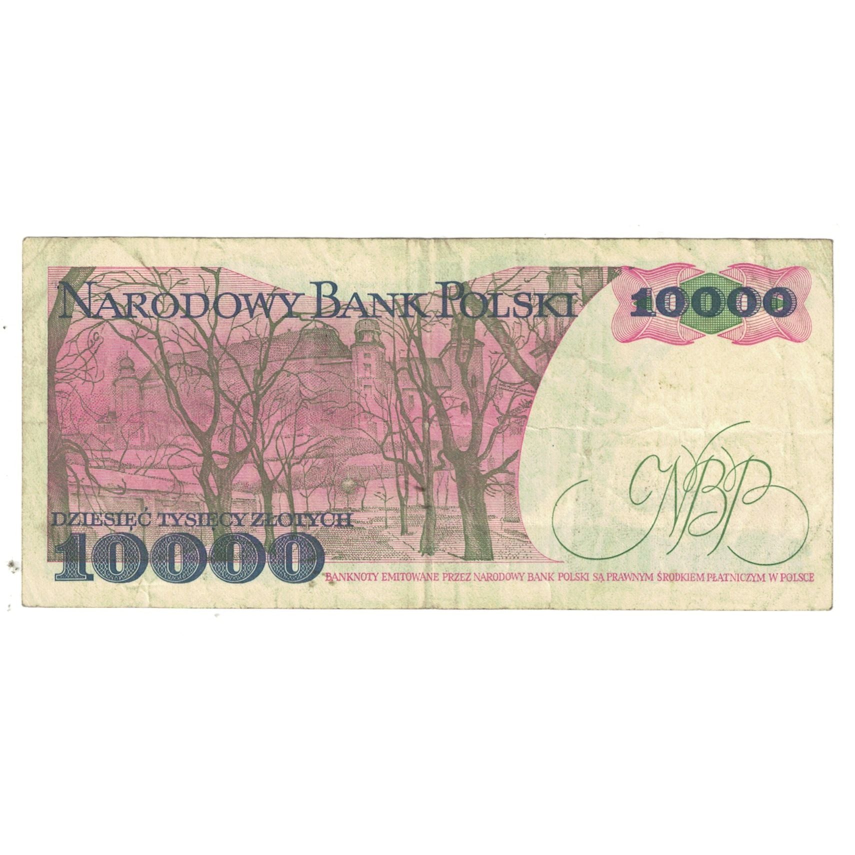Banknote, Poland, 10,000 Zlotych, 1988, 1988-12-01, KM:151b, VF(20-25)