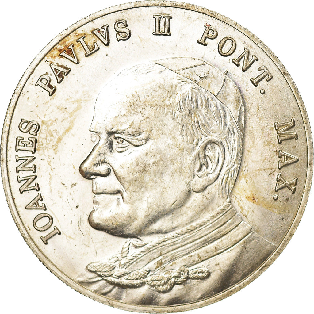 Vatican, Medal, Le Pape Jean-Paul II, Religions & beliefs, AU(50-53), Silvered