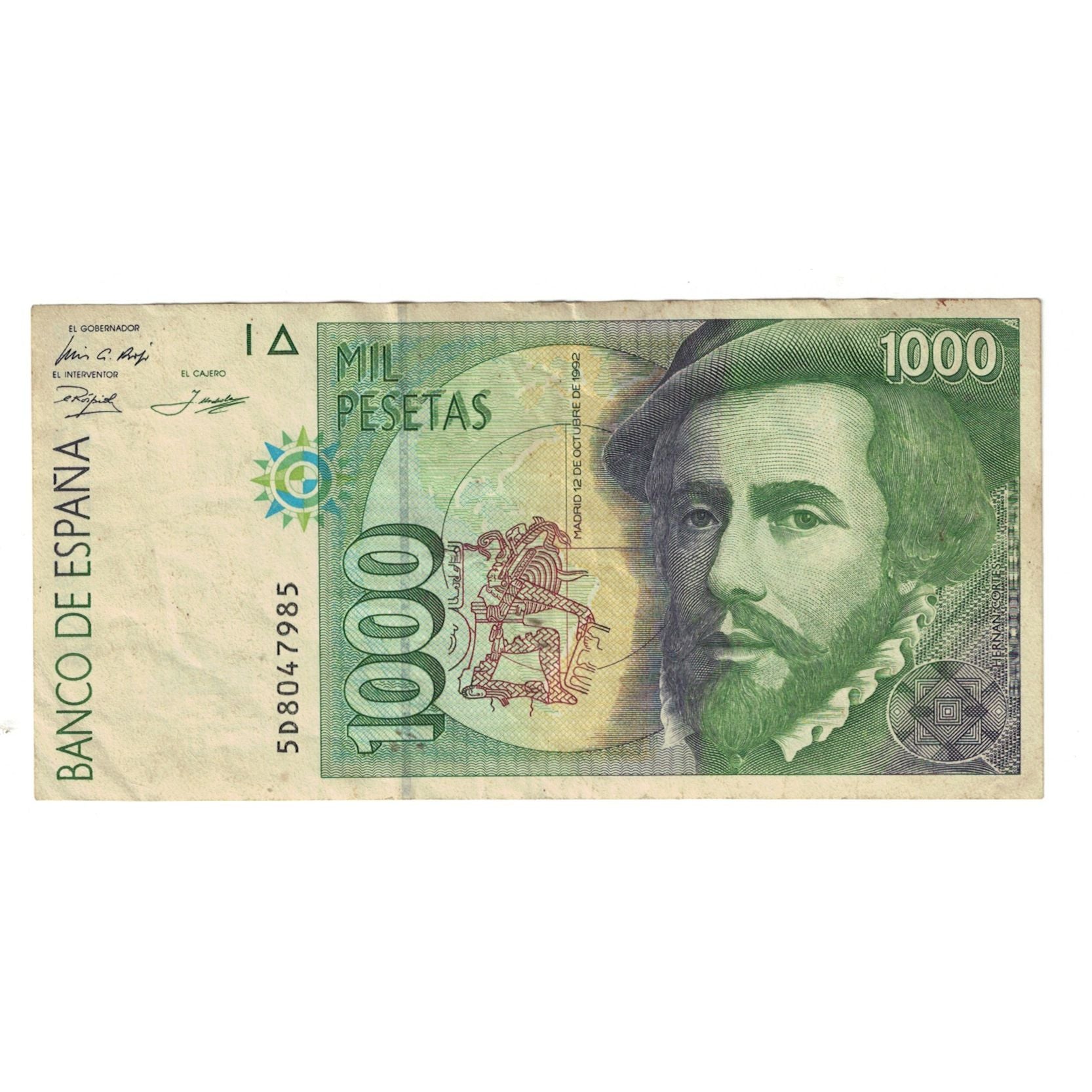 Banknote, Spain, 1000 Pesetas, 1992, KM:163, EF(40-45)