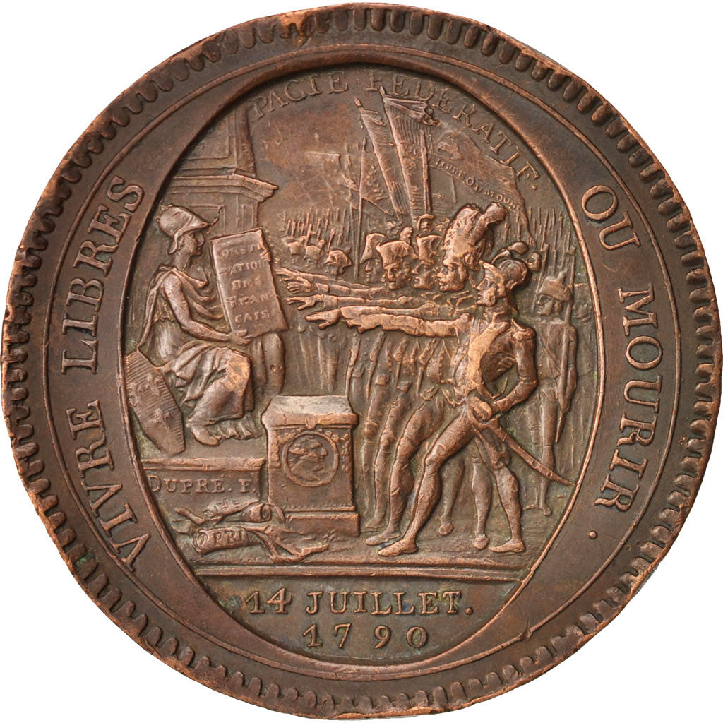 France, 5 Sols, 1792, TB+, Bronze, KM:Tn34, Brandon:224c