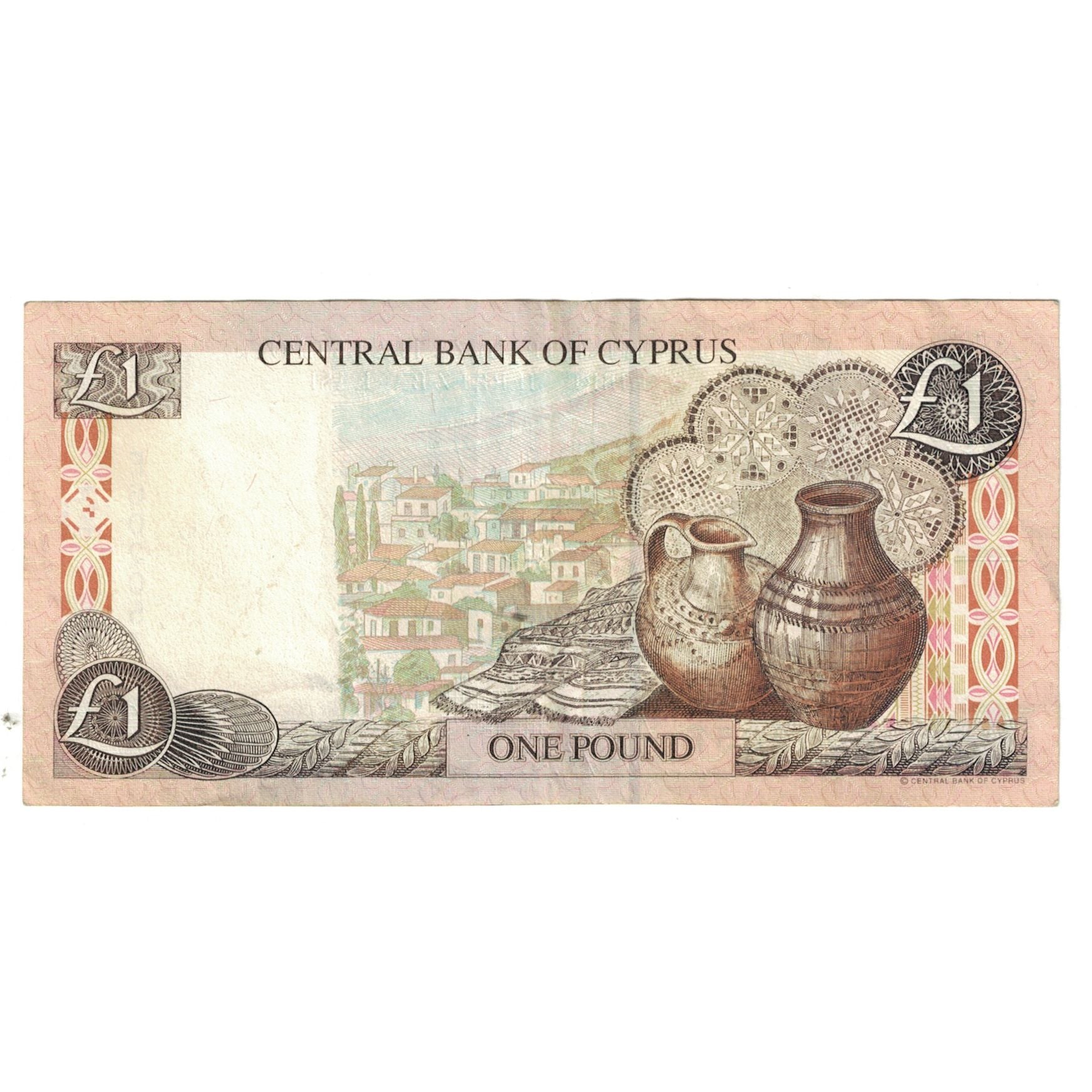 Banknote, Cyprus, 1 Pound, 1997, 1997-02-01, KM:60c, EF(40-45)