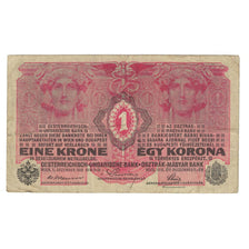 Banknote, Austria, 1 Krone, 1916, 1916-12-01, KM:49, VF(20-25)