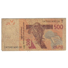 Banknote, West African States, 500 Francs, 2012, VF(20-25)