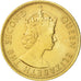 Jamaica, Elizabeth II, 1/2 Penny, 1966, AU(55-58), Nickel-brass, KM:38