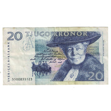 Nota, Suécia, 20 Kronor, KM:61a, VF(20-25)