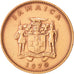 Monnaie, Jamaica, Elizabeth II, Cent, 1970, Franklin Mint, SUP, Bronze, KM:45