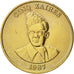 Zaire, 5 Zaïres, 1987, AU(50-53), Brass, KM:14