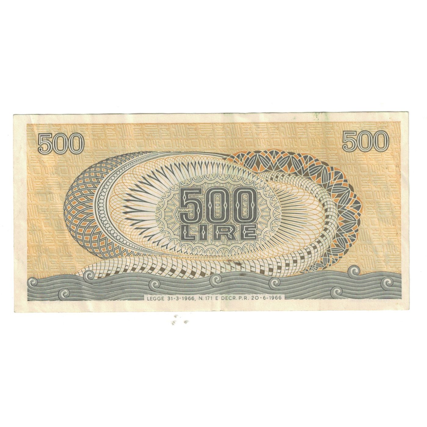 Banknote, Italy, 500 Lire, KM:93a, EF(40-45)
