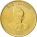 Zaire, 10 Zaïres, 1988, AU(55-58), Brass, KM:19