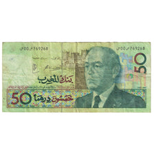 Biljet, Marokko, 50 Dirhams, 1987, KM:64a, TB