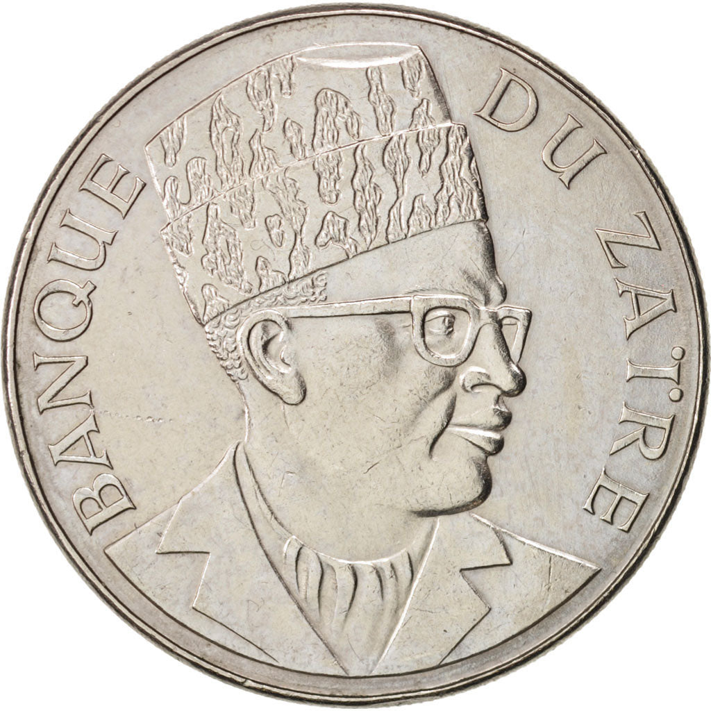 Zaire, 20 Makuta, 1976, AU(55-58), Copper-nickel, KM:8