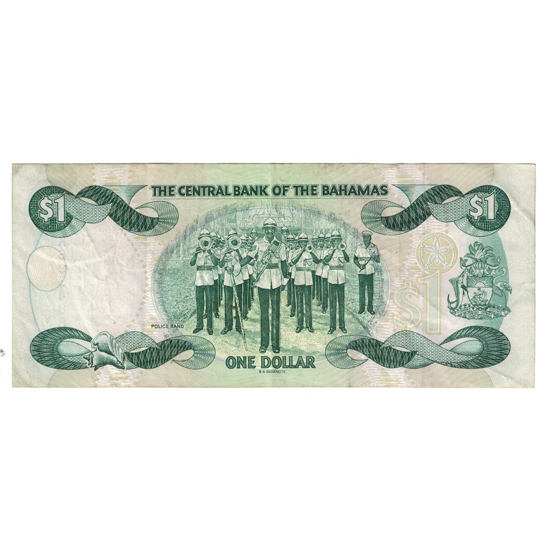 Banknote, Bahamas, 1 Dollar, 1996, 1996, KM:57a, EF(40-45)