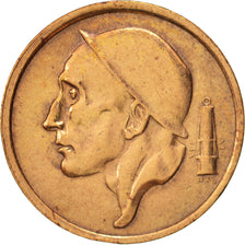 Belgium, 20 Centimes, 1954, AU(50-53), Bronze, KM:147.1