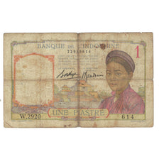 Billet, Indochine française, 1 Piastre, undated 1932, KM:54a, TB