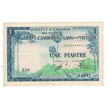 Banconote, INDOCINA FRANCESE, 1 Piastre = 1 Riel, 1954, KM:94, BB