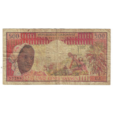 Geldschein, Gabun, 500 Francs, KM:2a, S