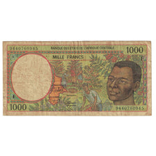 Banknote, Central African States, 1000 Francs, 1994, KM:102Cb, VF(20-25)