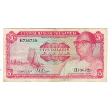 Geldschein, The Gambia, 5 Dalasis, KM:9a, SS