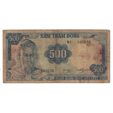 Billete, 500 D<ox>ng, Vietnam del Sur, KM:23a, BC