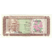 Billete, 50 Cents, Sierra Leona, KM:4e, UNC