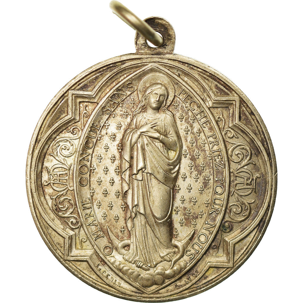 Francia, medaglia, Religion, Association des Enfants de Marie, Penin, SPL-