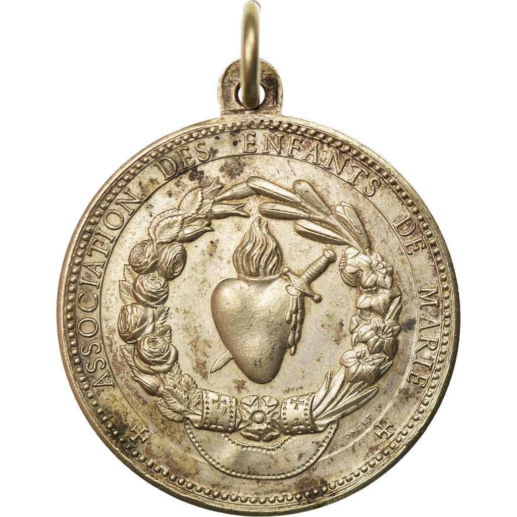 Francia, medaglia, Religion, Association des Enfants de Marie, Penin, SPL-