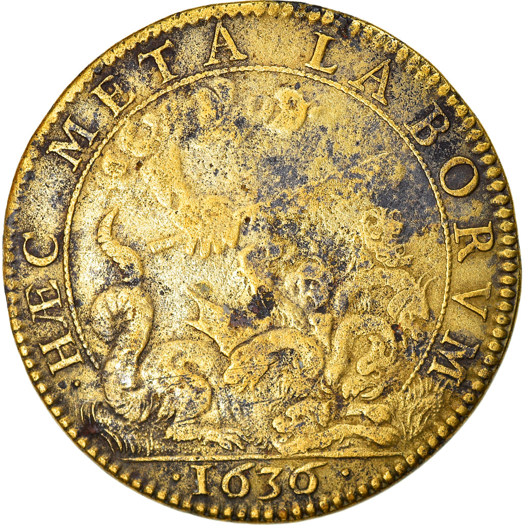 Francja, Token, Królewskie, Ludwik XIII, Conseil du Roi, Historia, 1636