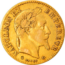 Moneta, Francia, Napoleon III, Napoléon III, 10 Francs, 1868, Strasbourg, BB