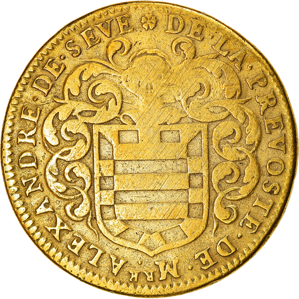 France, Token, Louis XIV, Echevinage Parisien, Alexandre de Sève, Prévost