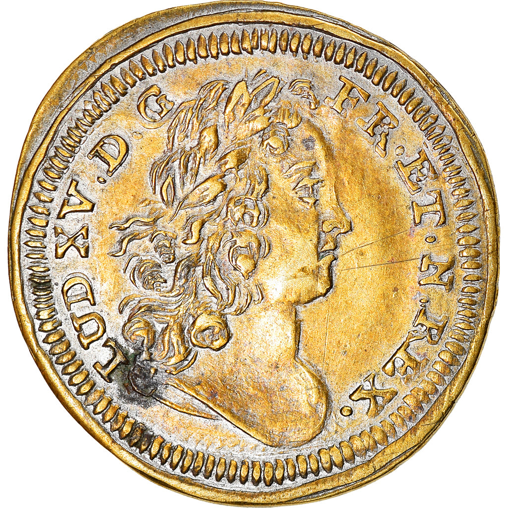 Francia, Token, Louis XV, Nuremberg, Ex Lilio Lilia, History, MBC+, Latón
