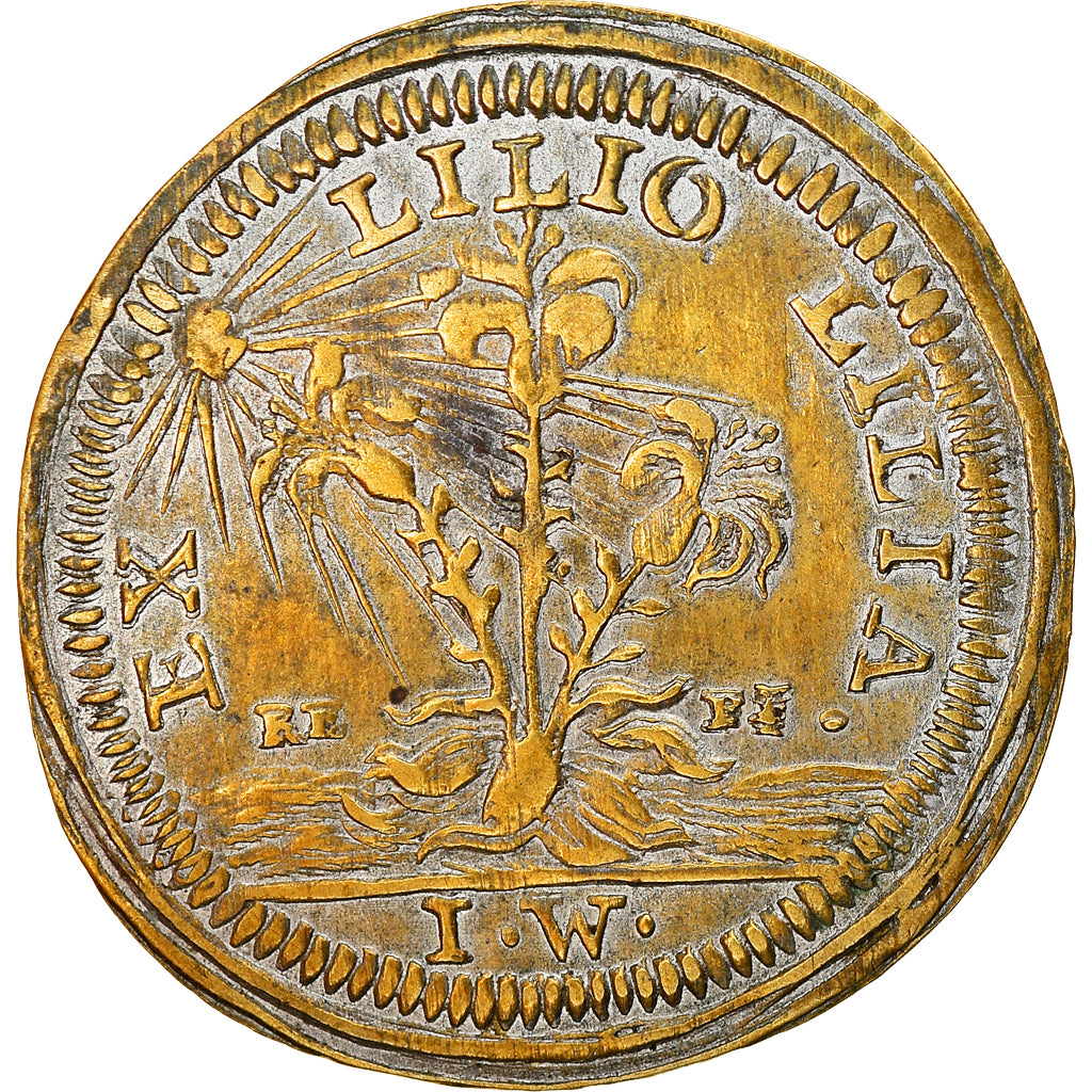 Francia, Token, Louis XV, Nuremberg, Ex Lilio Lilia, History, MBC+, Latón