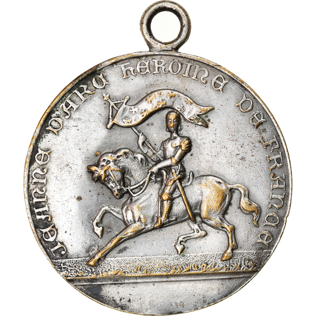 France, Medal, Jeanne d'Arc, Héroïne de France, Domrémy, History, EF(40-45)