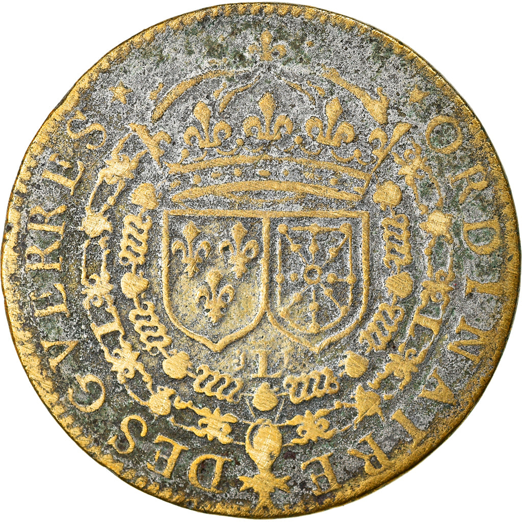 France, Token, Louis XIII, Ordinaires des Guerres, Émission de 1635, History