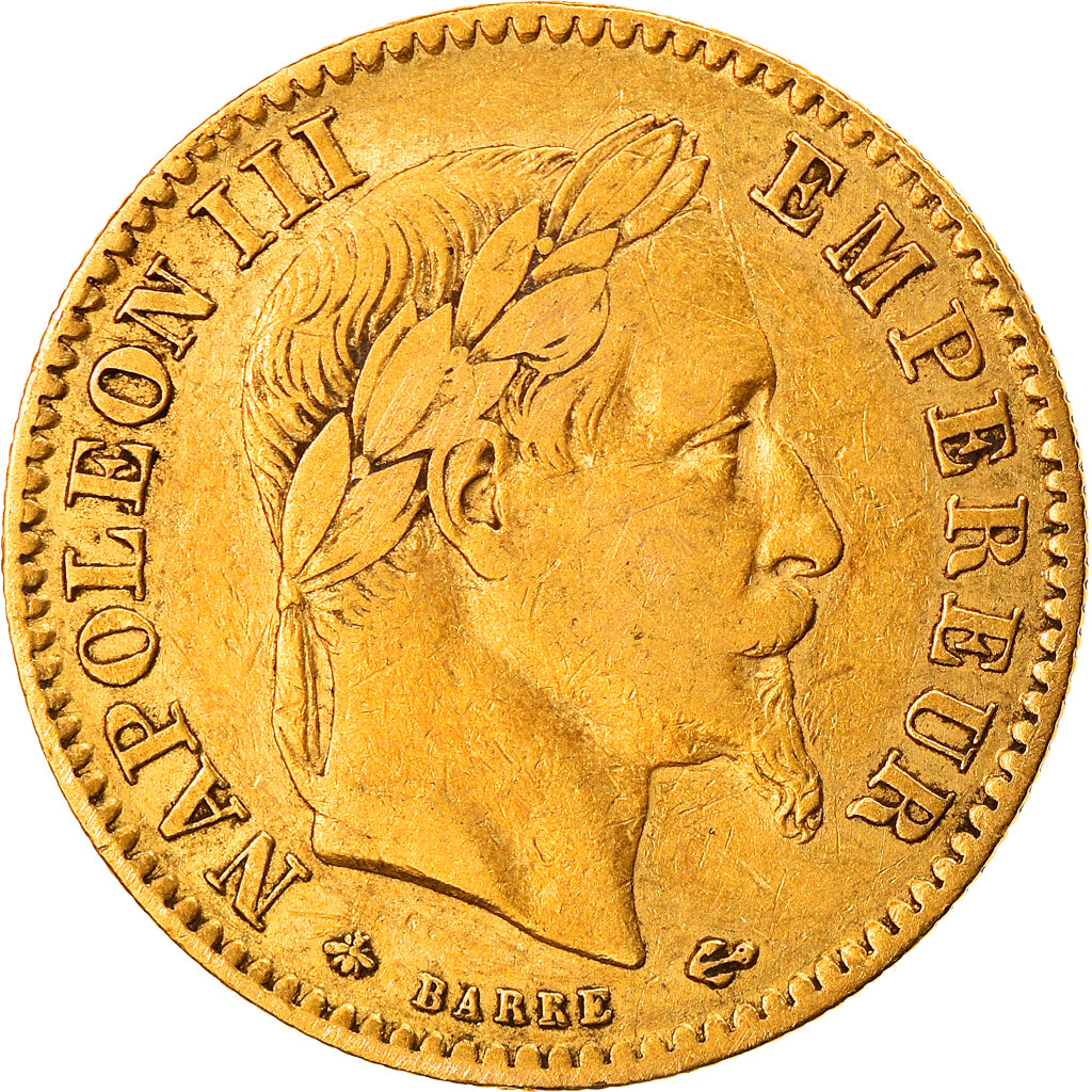 Moeda, França, Napoleon III, Napoléon III, 10 Francs, 1862, Paris, VF(30-35)