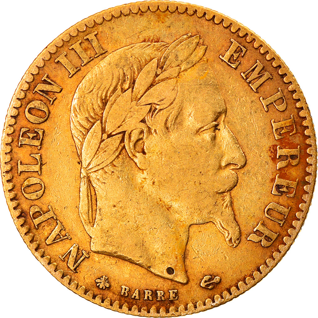 Coin, France, Napoleon III, Napoléon III, 10 Francs, 1863, Paris, VF(30-35)