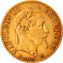 Coin, France, Napoleon III, Napoléon III, 10 Francs, 1863, Paris, VF(30-35)