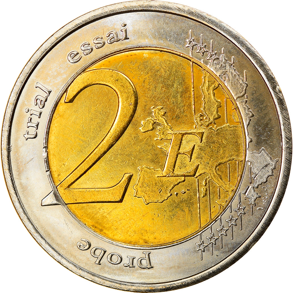 France, Jeton, 2 Euro Essai, Corse, Essai, Trial, 2008, Monnaie de Paris, SPL+