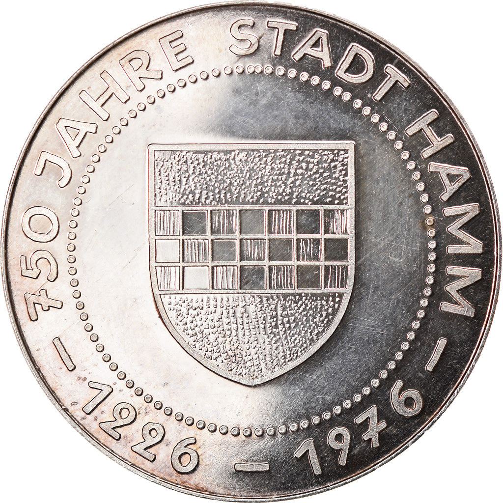 Germany, Token, 750 Jahre Stadt Hamm, 1976, MS(63), Silver