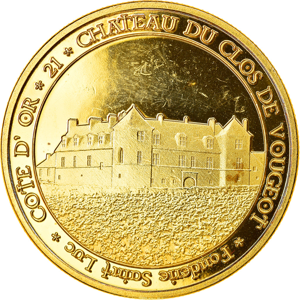 France, Jeton, Jeton Touristique, Côte d'Or, Château du Clos de Vougeot, SPL