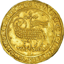France, Jean II The Good, Mouton d'or, Undated, AU(55-58), Gold, Duplessy:291