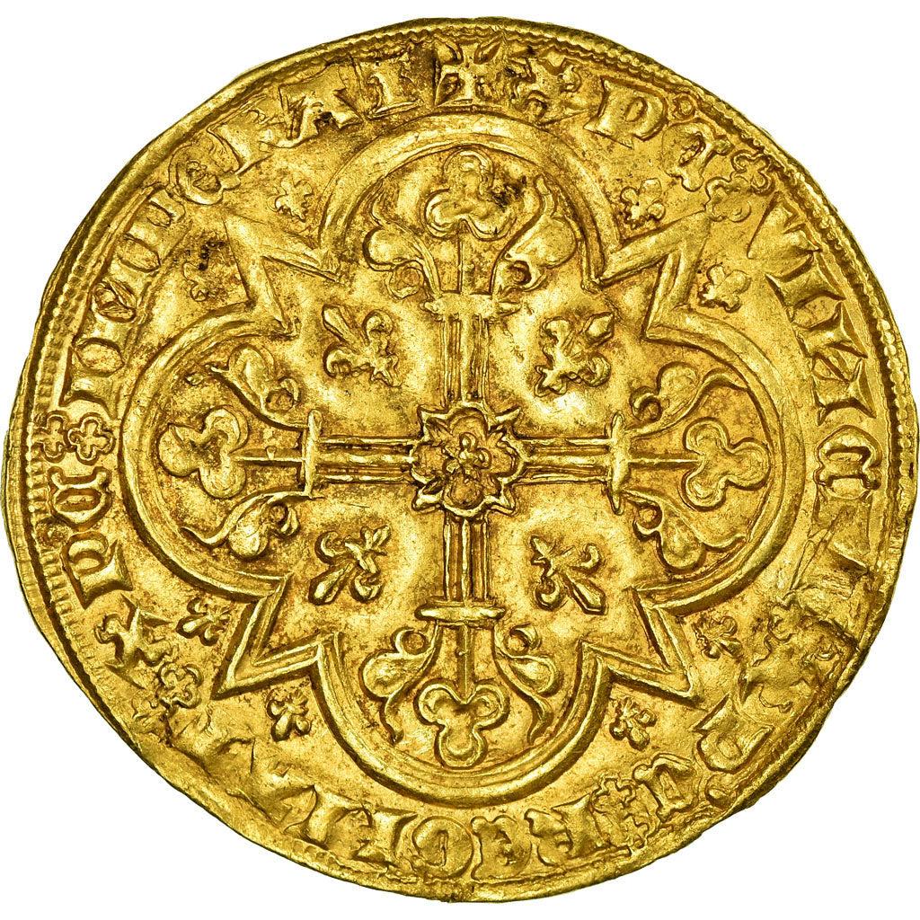 Frankreich, Jean II The Good, Mouton d'or, Undated, AU(55-58), Gold,Duplessy:291