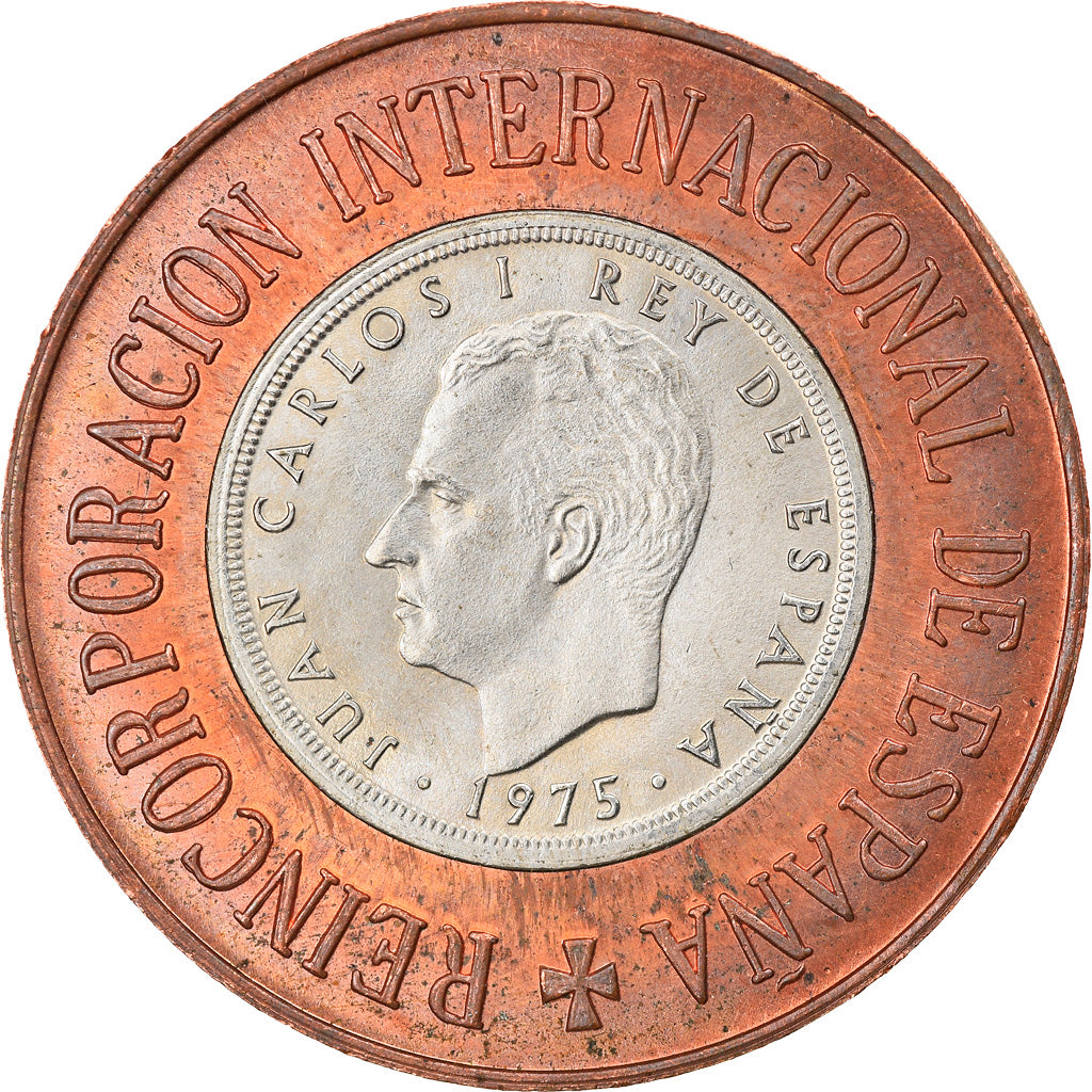 Coin, Spain, Juan Carlos I, Reincorporacion International, 5 Pesetas, 1975