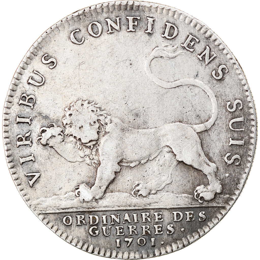 Frankreich, Token, Royal, Louis XIV, Ordinaire des Guerres, History, 1701, SS