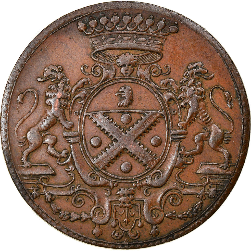 Frankreich, Token, Royal, Lyon et du Lyonnais, History, SS+, Kupfer