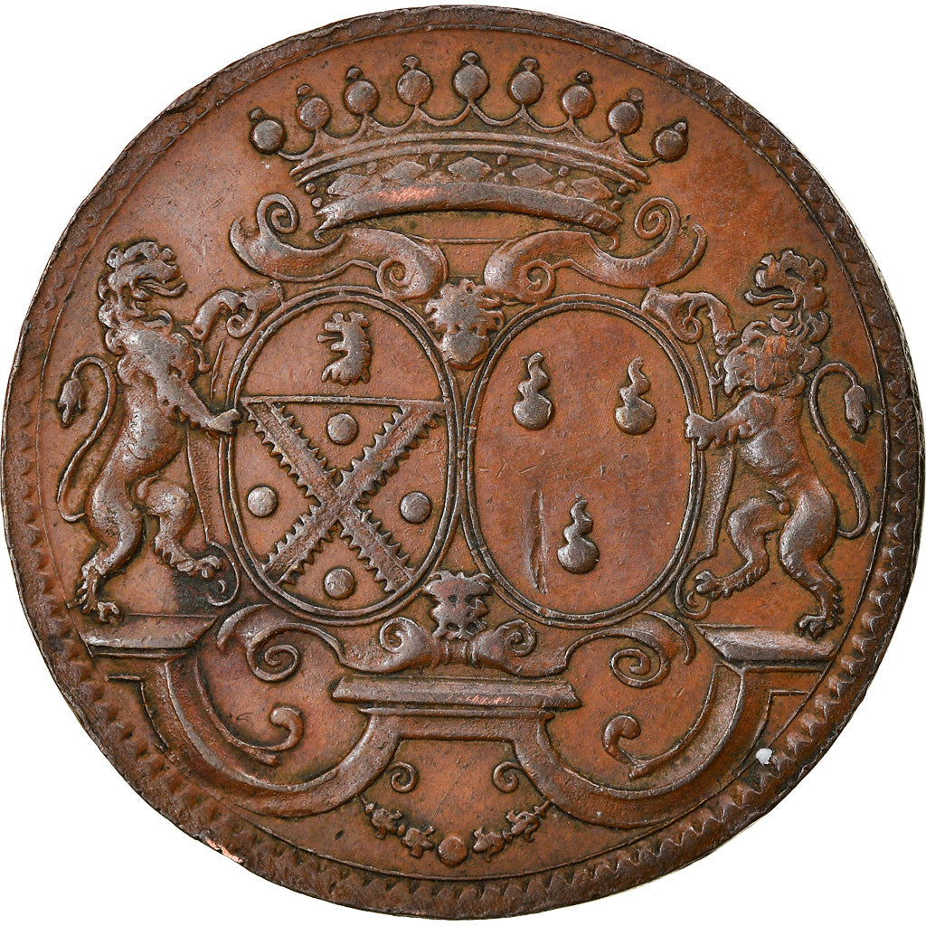 Frankreich, Token, Royal, Lyon et du Lyonnais, History, SS+, Kupfer