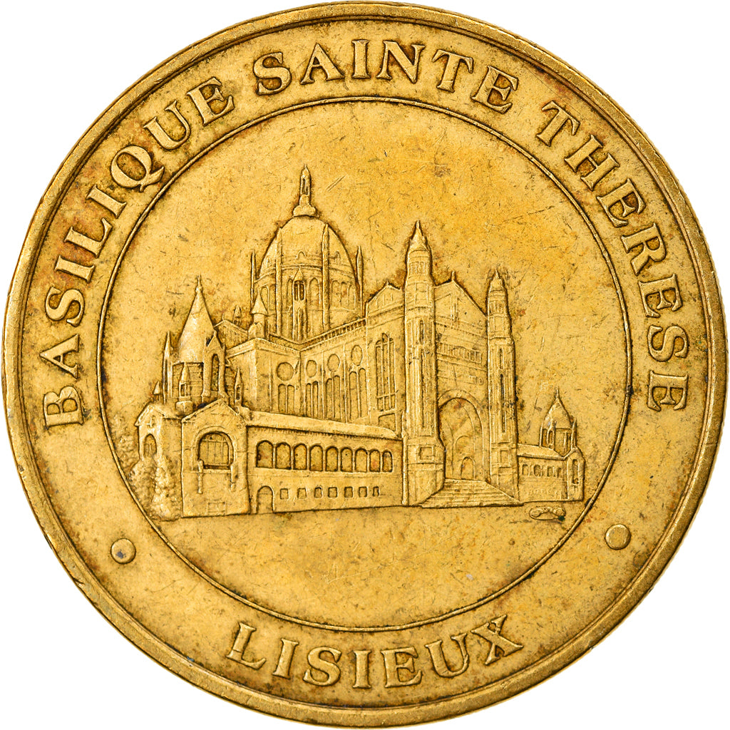 France, Token, Touristic token, Basilique Sainte-Thérèse, Lisieux, 2003, MDP