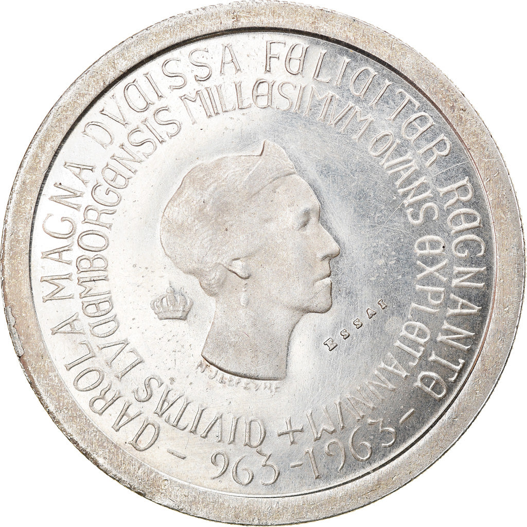 Coin, Luxembourg, 250 Francs, 1963, Luxembourg, ESSAI, MS(60-62), Silver, KM:E70