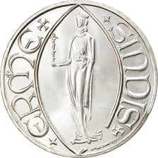 Coin, Luxembourg, Princess Ermesindis, 5 Francs, 1963, Brussels, MS(63), Silver