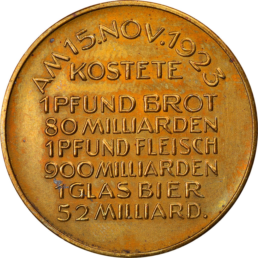 Deutschland, Medaille, People Ordeal / Inflation, History, 1923, SS+, Kupfer