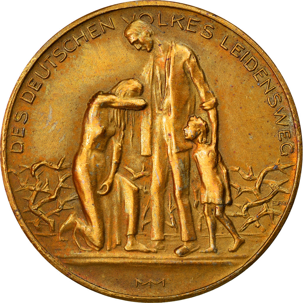 Germany, Medal, People Ordeal / Inflation, History, 1923, AU(55-58), Copper